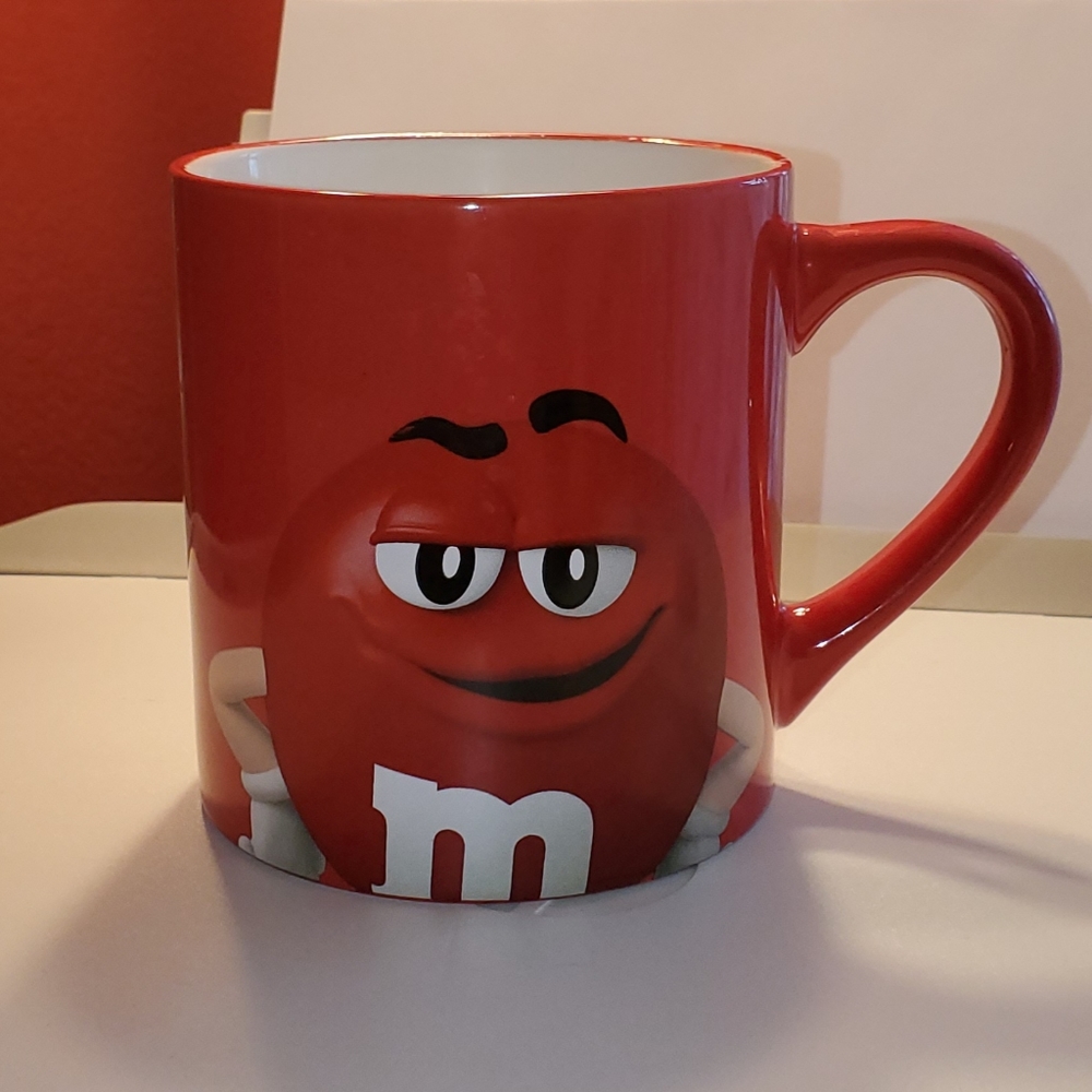 M&M's red coffee mug